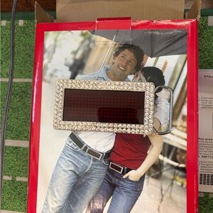 LED Scrolling Belt Buckle with Rhinestones
